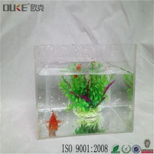 Dekorative Tilpassede Store Akryl Akvarier Saltvann Akvarium