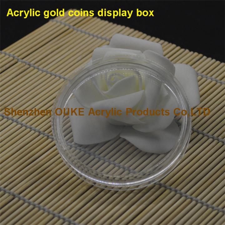 acrylic gold coin display case