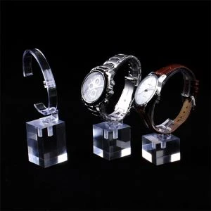 Kina Klar Akryl Watch Stand Watch Stativ Vis Akryl Watch Holder