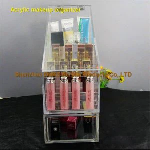 Ekstra stor Makeup planlegger fjerner akryl kosmetisk Organizer
