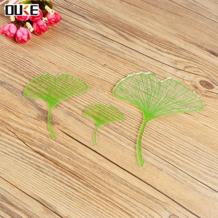 Custom Green Leaf Acrylic Craft